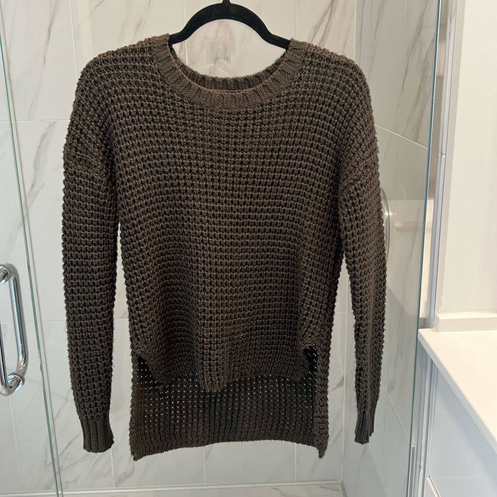 Sam Edelman olive green sweater in small